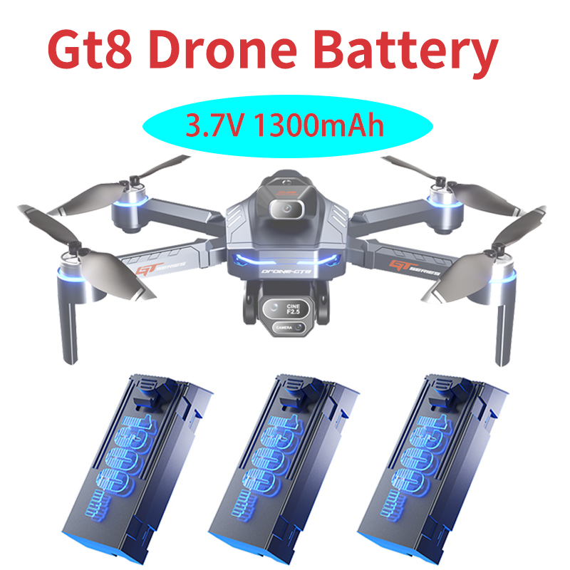 Drone Battery Li-Ion - Originale 3.7V 1300mAh GT8 Drone Batteria