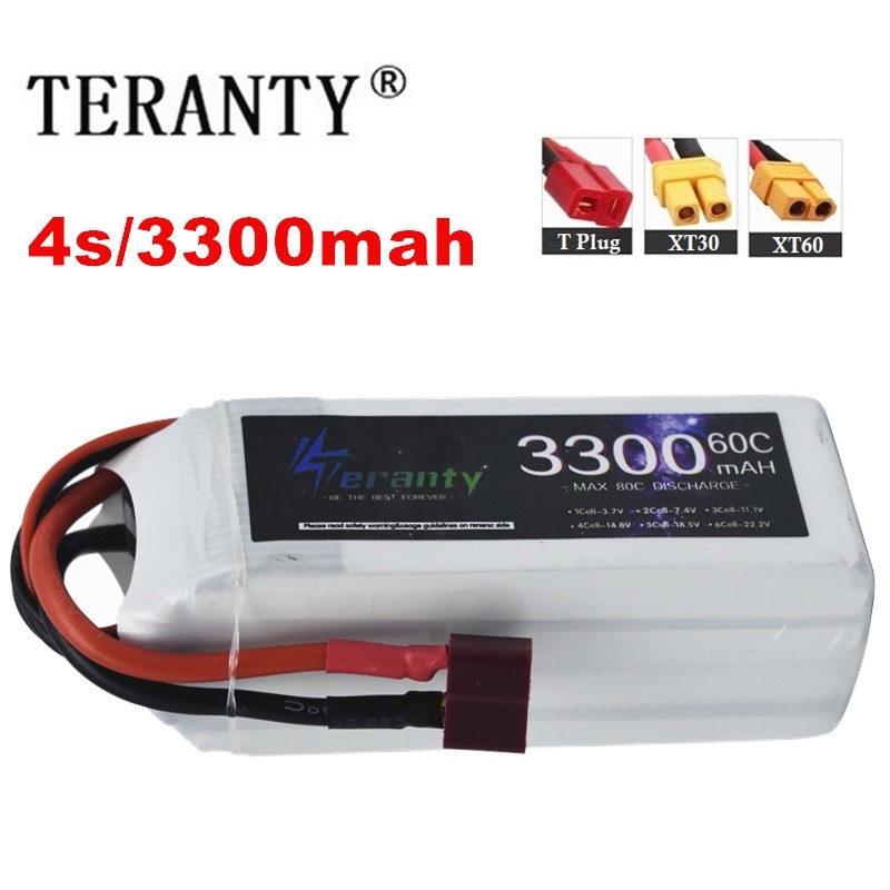 Drone Battery Connector - Batteria ricaricabile LiPo 4S 3300mAh 60C