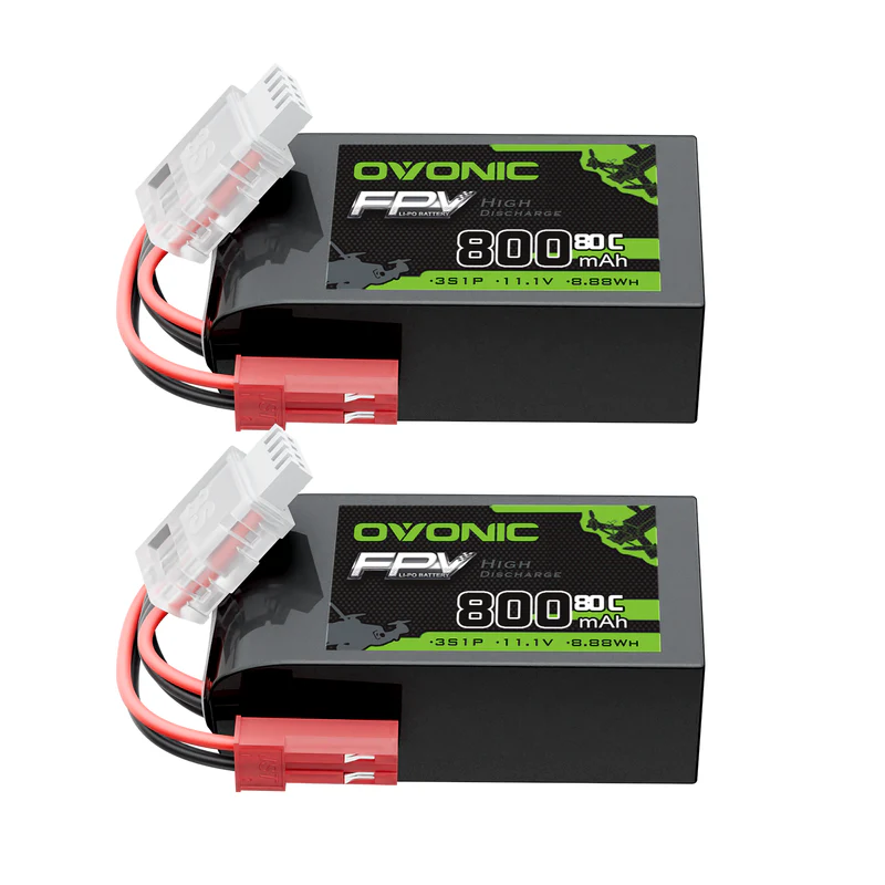 Drone Battery Bag - Batteria LiPo OVONIC 11.1V 80C 800mAh