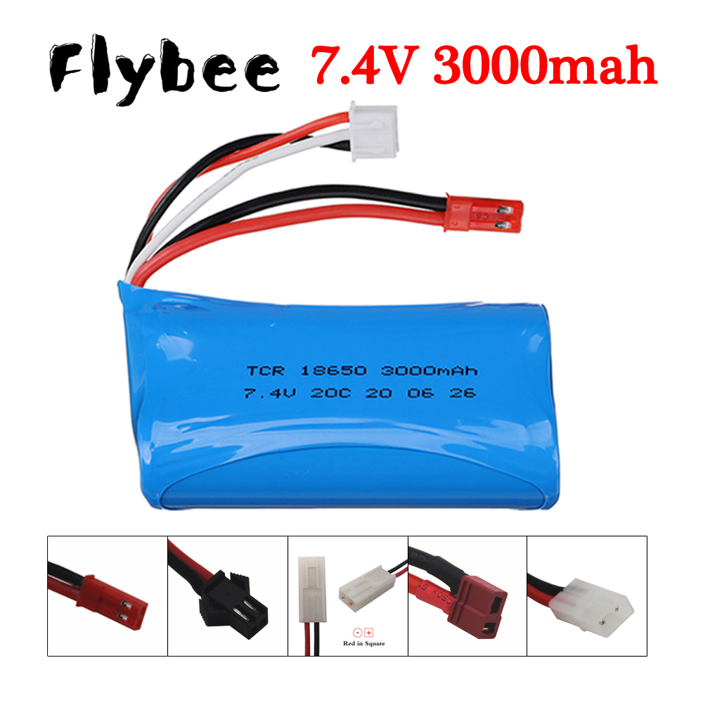 Drone Battery Li-Ion - 7.4 V 3000 mAh 18650 batteria