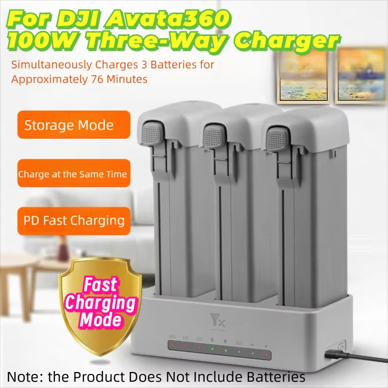 Drone Battery Balance Charger - Hub di ricarica rapida a tre