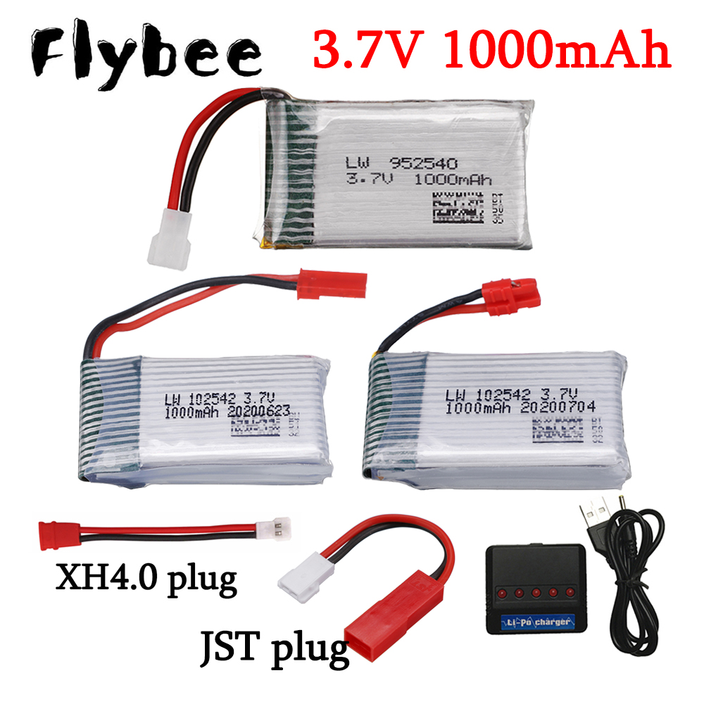 Drone Battery Plate - Batteria drone lipo 3.7V 1000MAH per