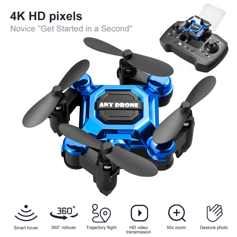 Drone Battery Smart - Telecamera 4K HD RC Drone Fold