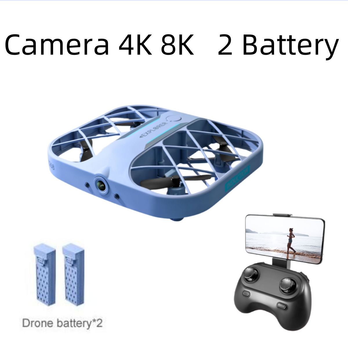Drone Battery Box - JJRC H107 FPV RC Drone con