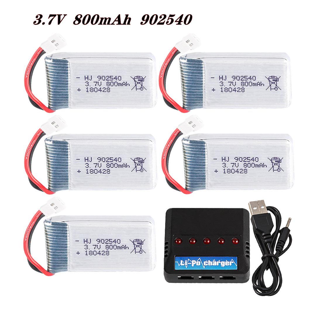 Drone Battery Lipo - Batteria Lipo 3.7V 800mAh 902540 25C