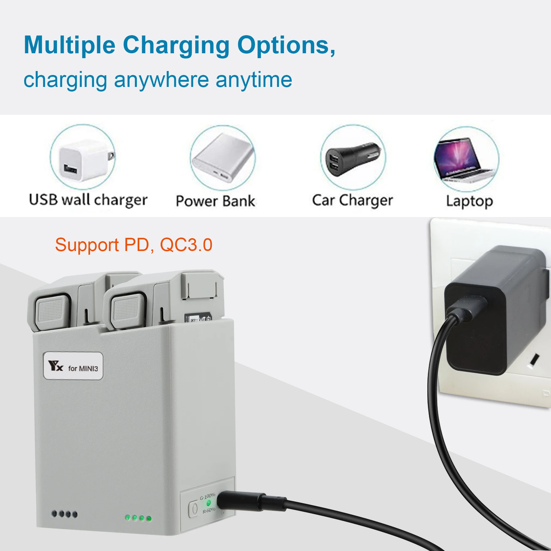 Hub caricabatterie per DJI Min - Drone Battery Smart recensione e prezzo