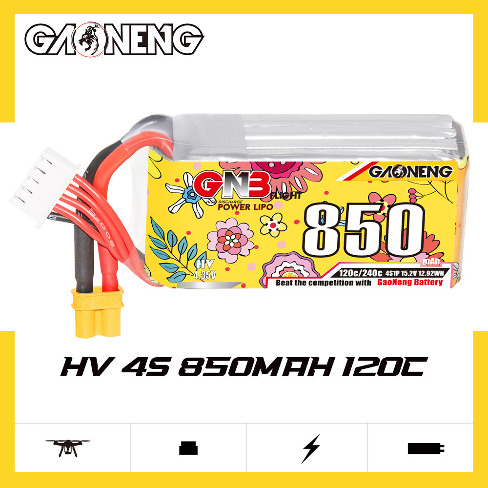 Batteria Lipo GNB 4S 15.2V 850 - Drone Battery Li-Ion recensione e prezzo