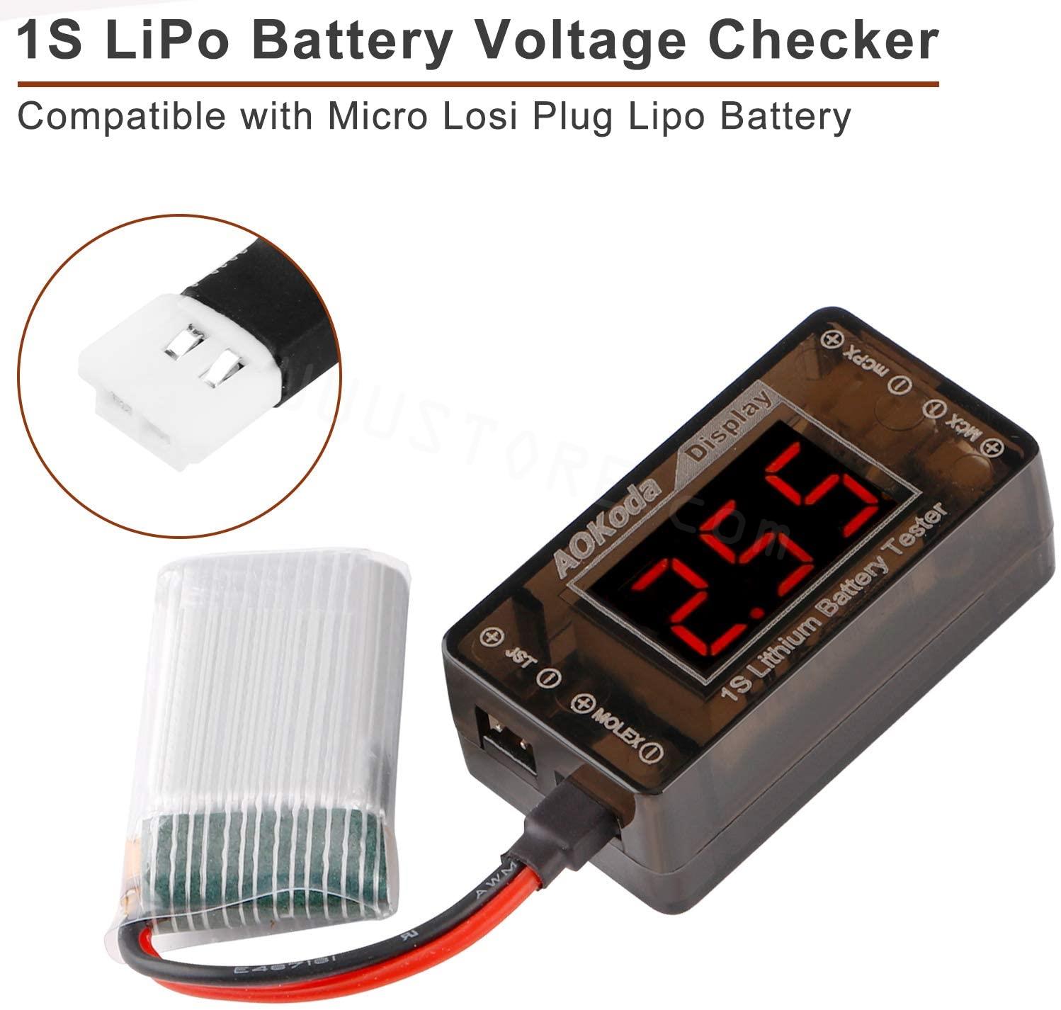AOKoda AOK-041 Tester di contr - Drone Battery Voltage Checker recensione e prezzo