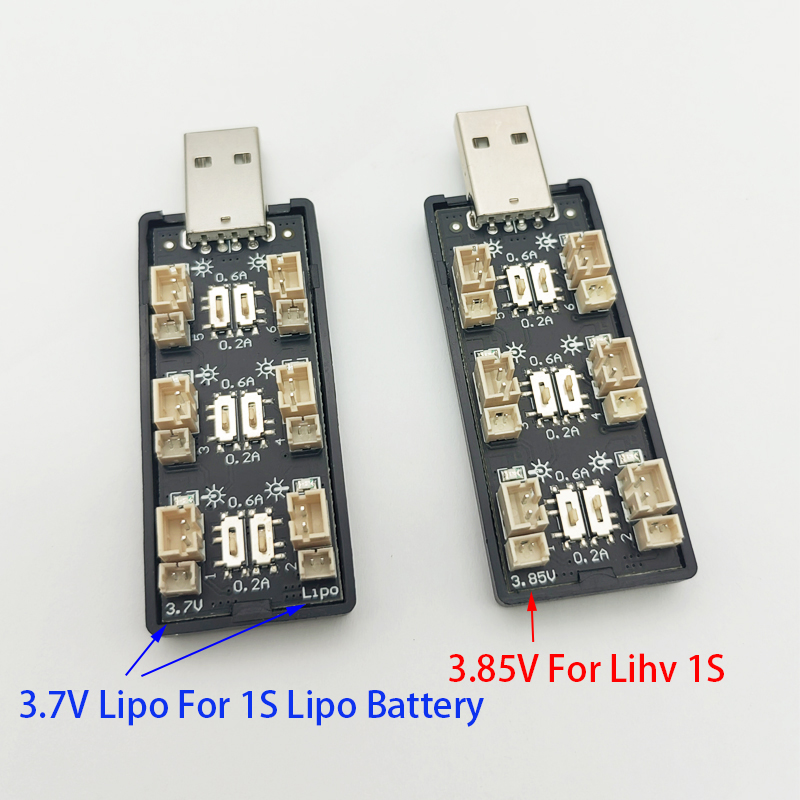 6CH USB 1S LiPo/LiHv 3.7V/4.2V - Drone Battery Balance Charger recensione e prezzo