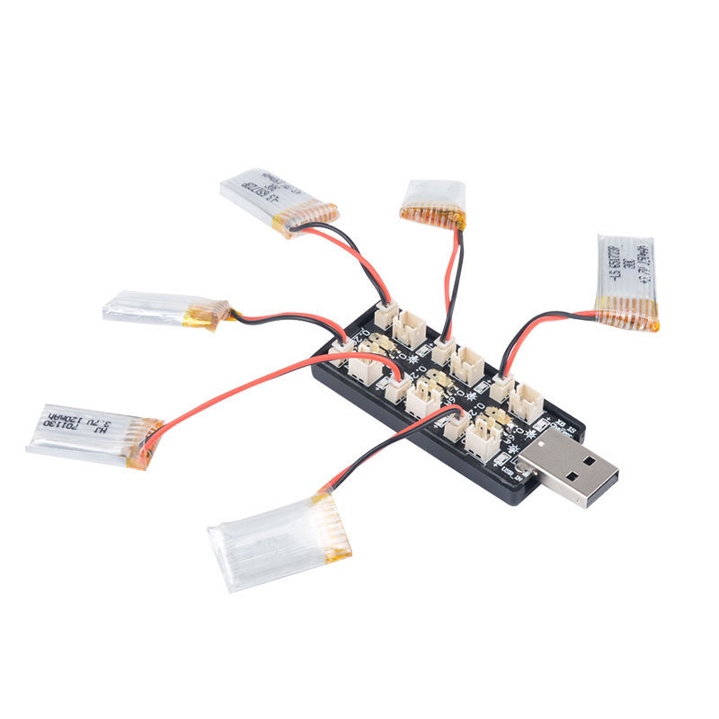 6CH USB 1S LiPo/LiHv 3.7V/4.2V - Drone Battery Balance Charger recensione e prezzo