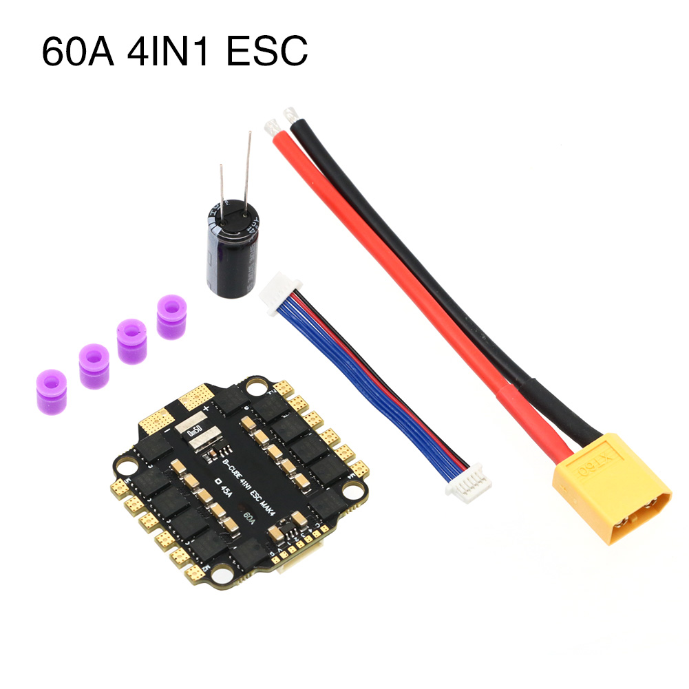 UAngel 4IN1 45A 60A ESC BLHELI - Drone Battery 6S recensione e prezzo