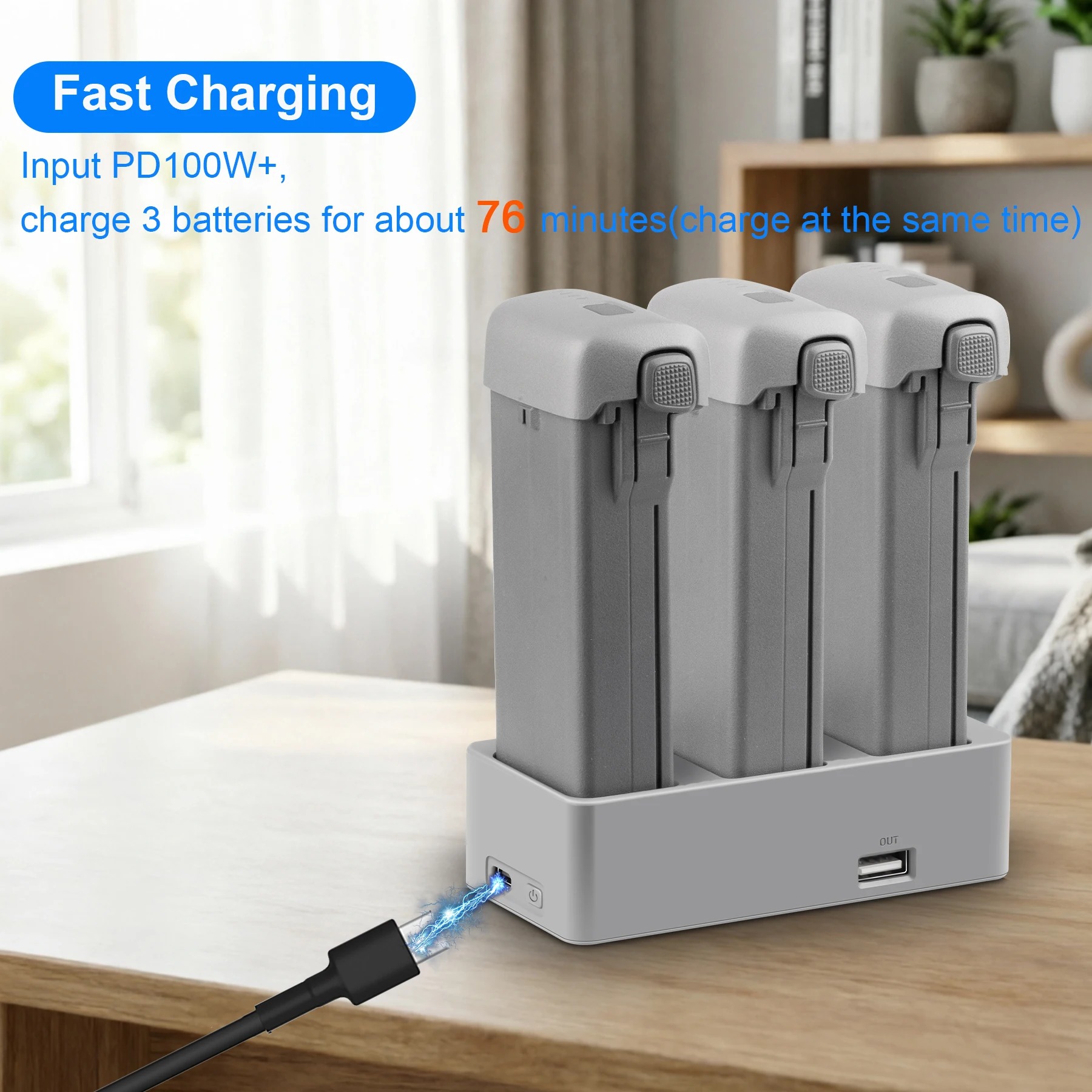 Hub di ricarica rapida a tre v - Drone Battery Balance Charger recensione e prezzo