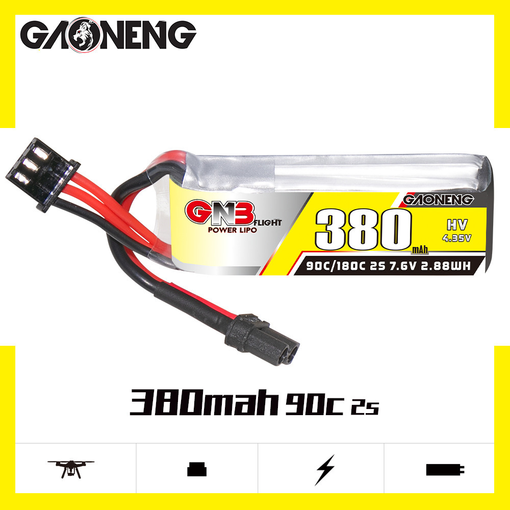 Batteria Lipo GNB 2S 7.6V 380m - Drone Battery Plate recensione e prezzo