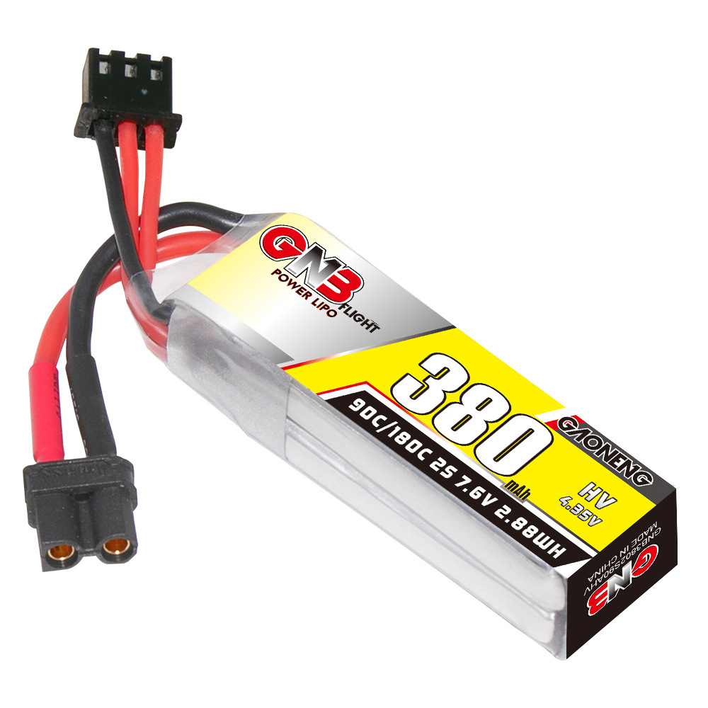 Batteria Lipo GNB 2S 7.6V 380m - Drone Battery Plate recensione e prezzo