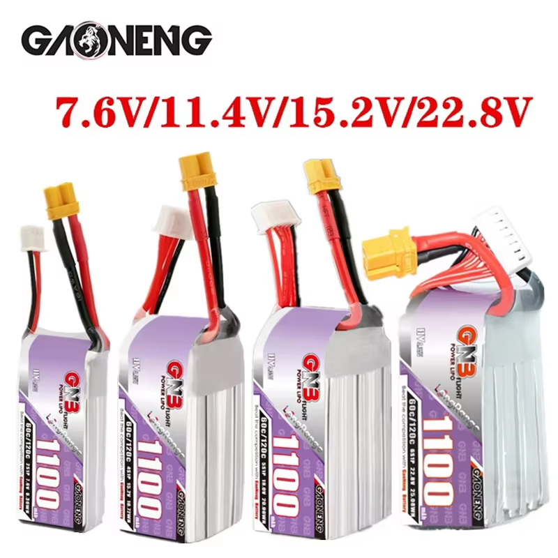 GNB 1100mAh 2S 3S 4S 6S 60C/12 - Drone Battery Connector recensione e prezzo
