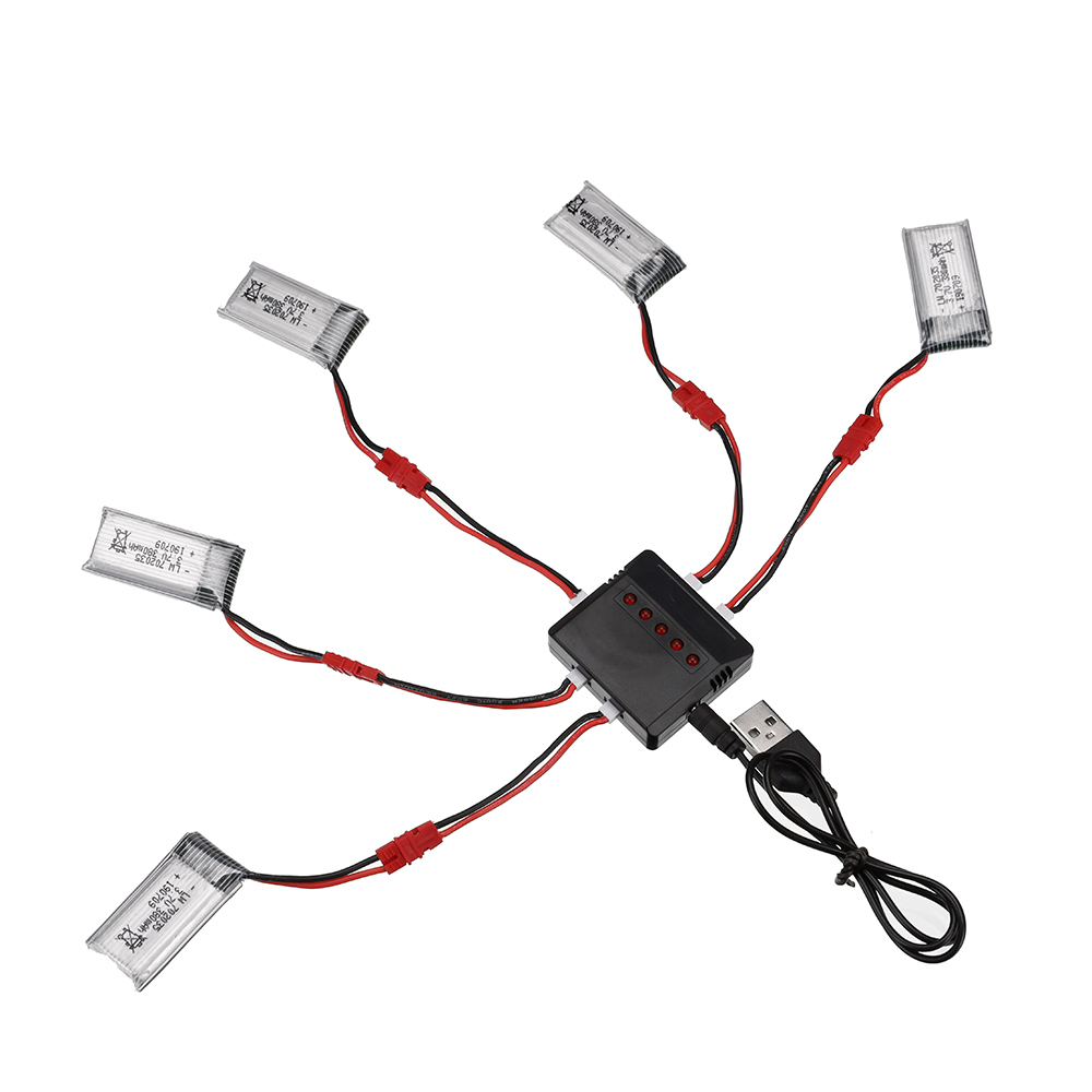 Batteria Lipo 3.7V 380mAh con  - Drone Battery Charger recensione e prezzo