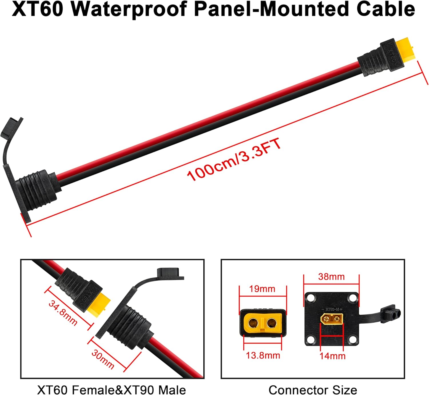Cavo JMUYTOP 3FT 12AWG XT60 da - Drone Battery Connector recensione e prezzo