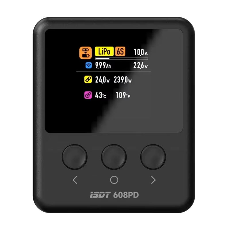 ISDT 608PD DC 240W/10A USB C 1 - Drone Battery Smart recensione e prezzo