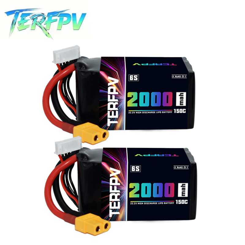 TERFPV 6S 22.2V 2000mAh 150C/3 - Drone Battery Plate recensione e prezzo