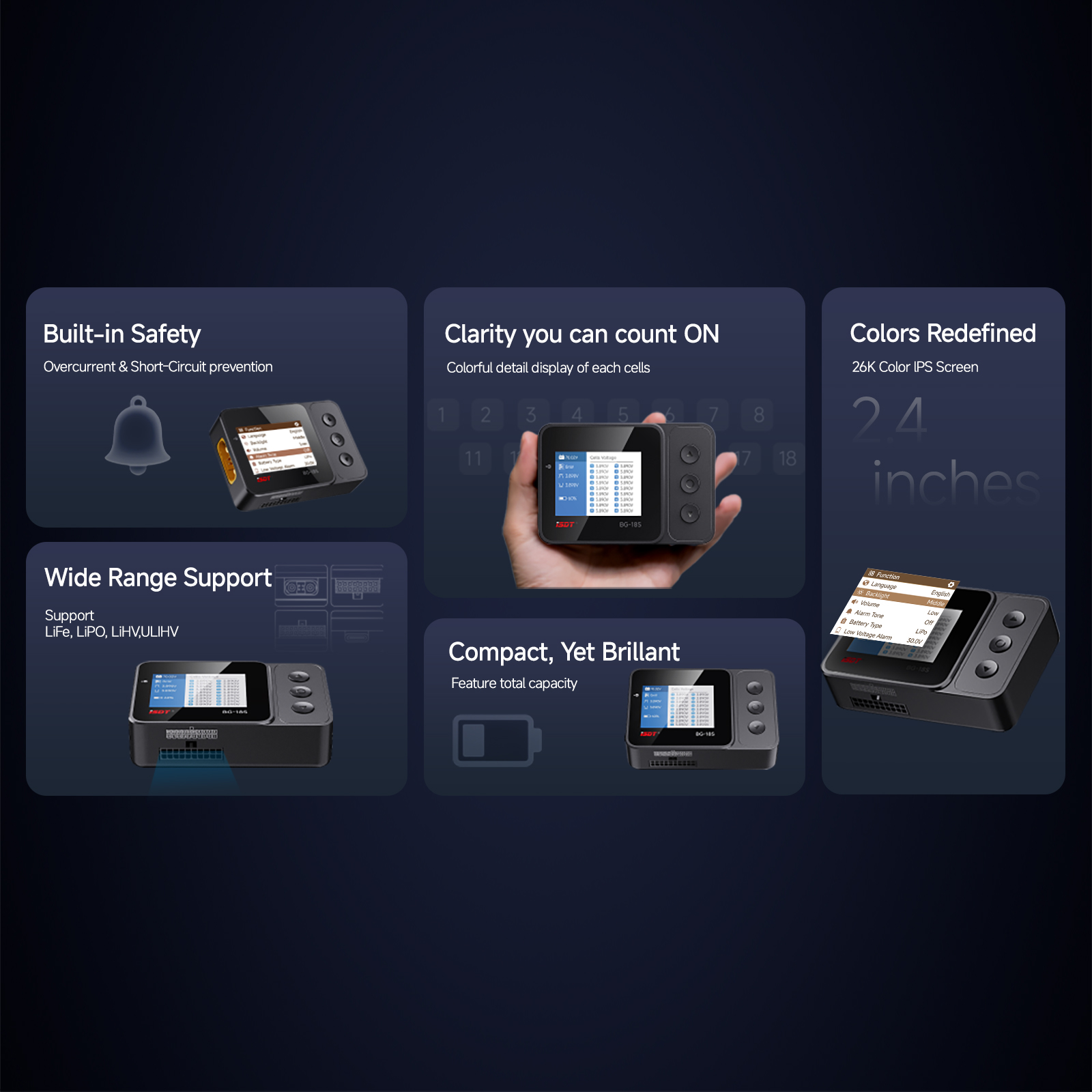 ISDT BG-18S Tester Intelligent - Drone Battery Voltage Checker recensione e prezzo