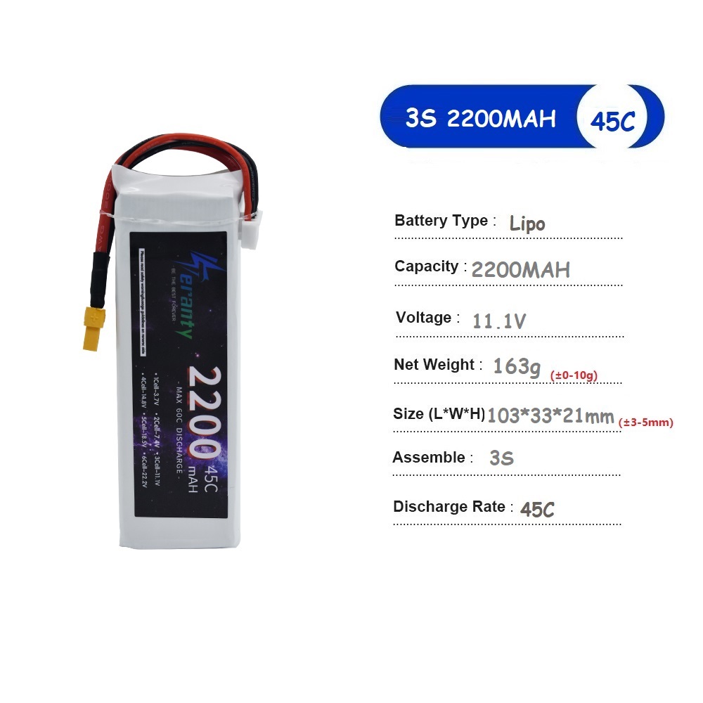 Batteria LiPo da 11,1 V 3S 150 - Drone Battery 3S recensione e prezzo