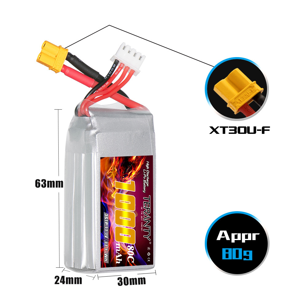 Batteria Lipo TERANTY 3S 11.1V - Drone Battery 3S recensione e prezzo