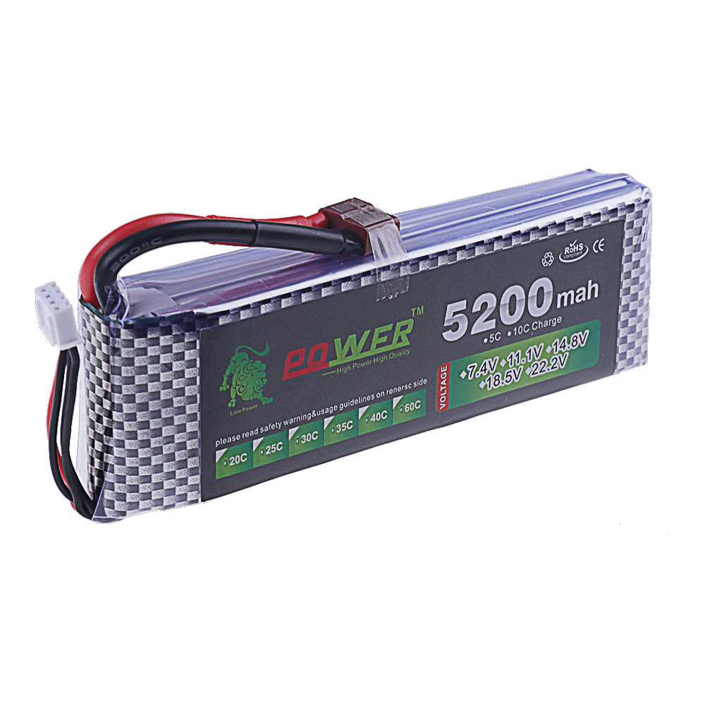 3S Lipo Batteria 11.1V 5200mah - Drone Battery Lipo recensione e prezzo