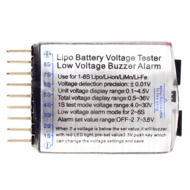 1/2/5PCS RC Display della Tens - Drone Battery Alarm recensione e prezzo